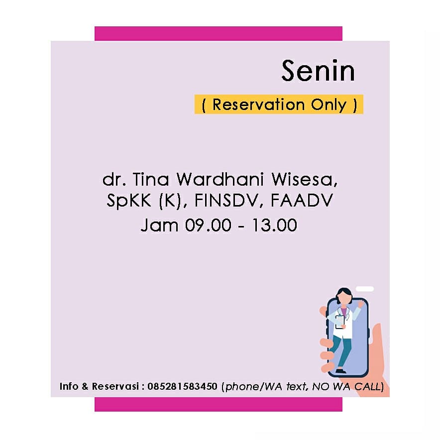 JADWAL TELEKONSULTASI DOKTER SPKK - Juni 2021